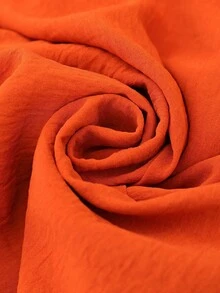 Brillora Vacation Style Women's Splice Ruffle Hem Cami Dress - Orange - View 7