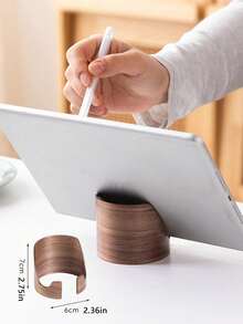 1 Giá đỡ điện thoại bằng gỗ, thích hợp cho bàn làm việc văn phòng, kệ đựng đồ trên bàn, đồ dùng học tập. - Nhiều màu - Xem 14