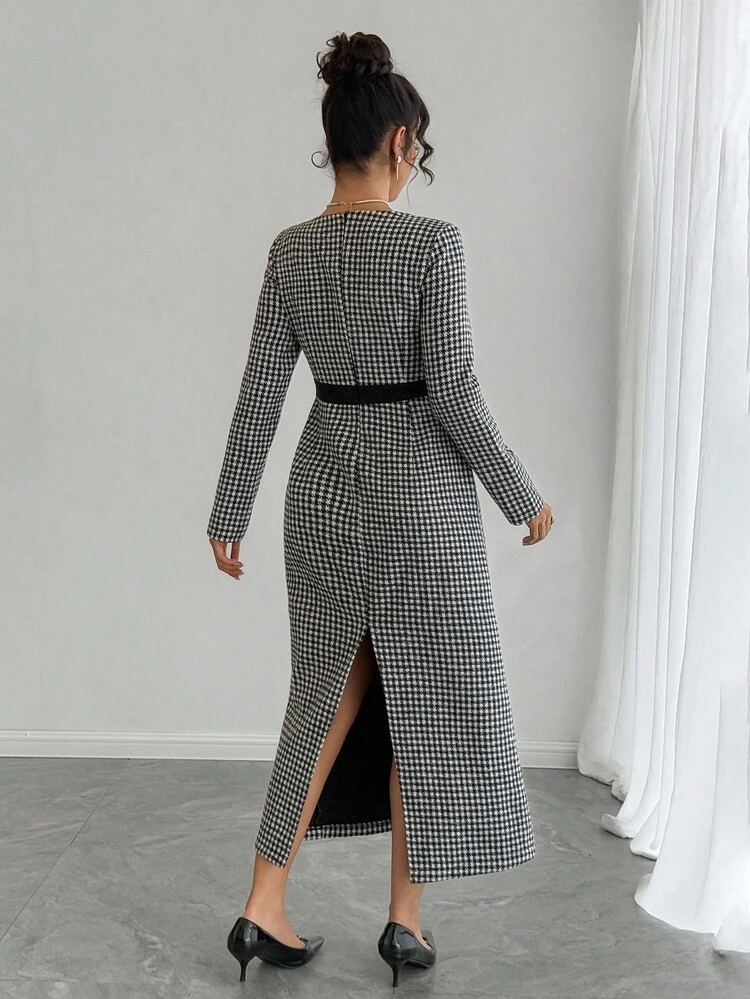 Women's Elegant Knitted Dress, Autumn/Winter New Arrival Dress
