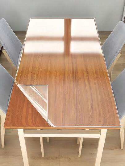 SHEIN 1 Roll Of Transparent Countertops Protective Film, Waterproof, Oil Proof, Heat Resistant (450°F),Self-Adhesive Cover For Kitchen,Cabinets, Tables, Furniture & Marble Surfaces Wallpaper Wall Paper Wall Stickers Room Decor Wall Decor Wall Sticker