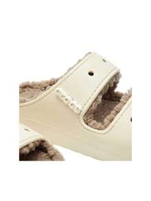 CROCS Classic Cozzzy Sandal - Slides - Beige - View 3