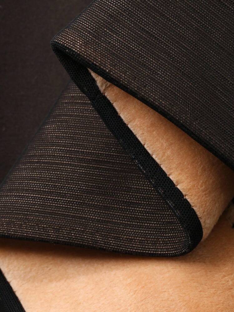 Sheer Black Tights, Leg Slimming Opaque Pantyhose, Thermal Lined Footless Leggings Women Fleece Tights,Winter
