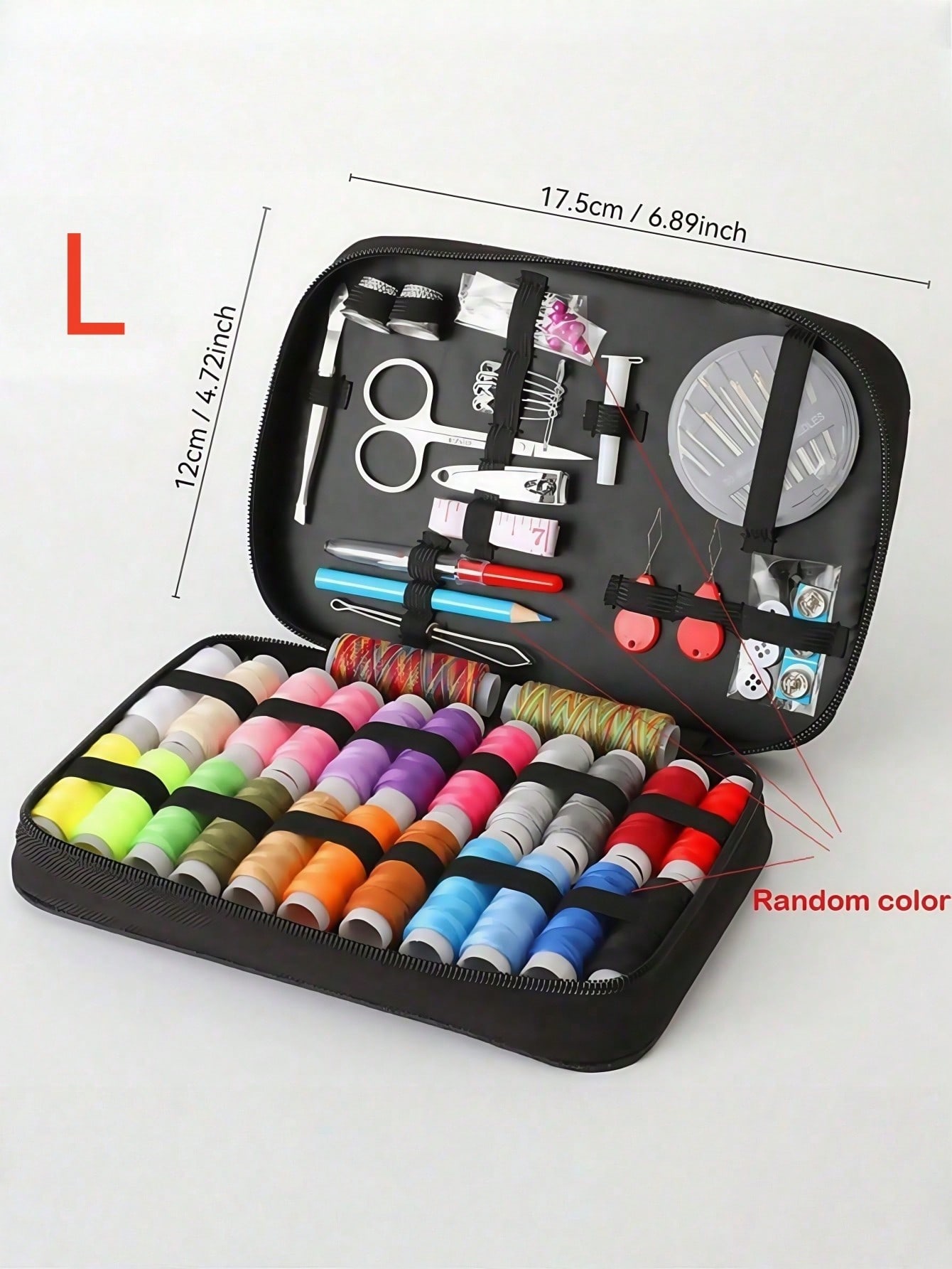 طقم الخياطة المحمول متعدد الأدوات، مجموعة أدوات خي...