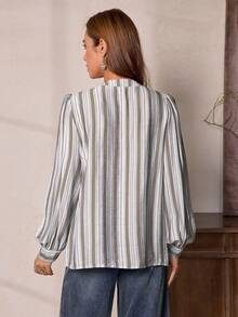 LanaWest 西部休闲条纹纹理女衬衫 - 彩色 - 查看 2