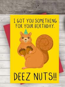 1 Stück "Ich habe etwas für dich als Geburtstagsgeschenk gekauft" Grußkarte. Interessante Geburtstagskarten sind geeignet zum Verschenken an Familie, Freunde, Kollegen und Bekannte. Segenswunschkarten (mit zufällig farbigen Umschlägen) - Habe dir etwas gekauft - Übersicht 3