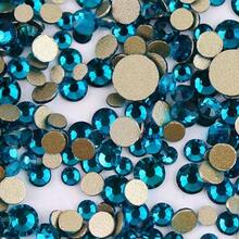 2-6 mm, 6 dimensiuni mixte, 1440 buc/pachet, auriu strălucitor, spate argintiu, spate plat, pietre decorative fără fixare termică, mărgele artistice cu diamant, strasuri, manichiură DIY, decorațiuni, brelocuri, pietre prețioase, consumabile - Dimensiuni mixte - Vizualizare 21