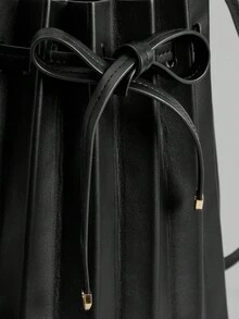 Ontre Ladies' Single Shoulder Bag - Black - View 5