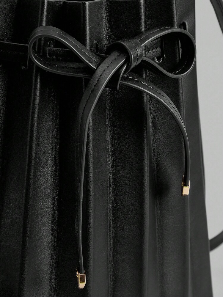 Ontre Ladies' Single Shoulder Bag - Black - View 5