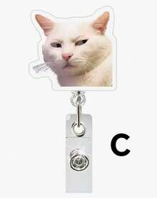 1 Túi đựng thẻ cảm xúc bằng acrylic có thể thu gọn, xoay được, dùng cho bác sĩ, y tá, móc khóa thẻ, khóa kéo dễ dàng. - Nhiều màu - Xem 6