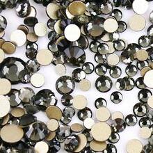 2-6 mm, 6 dimensiuni mixte, 1440 buc/pachet, auriu strălucitor, spate argintiu, spate plat, pietre decorative fără fixare termică, mărgele artistice cu diamant, strasuri, manichiură DIY, decorațiuni, brelocuri, pietre prețioase, consumabile - Dimensiuni mixte - Vizualizare 79