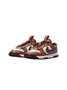 Nike DUNK Men's Sneakers Light British Tan/Burgundy Crush FQ8248-200 - Light British Tan/Burgundy Crush - View 2