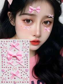 ROMWE Anime Glitter & Facial Gems - powder - View 5