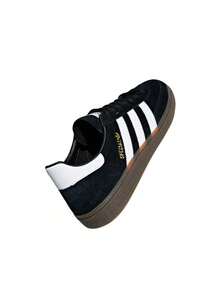 Adidas 男士时尚百搭休闲简约运动鞋 HANDBALL SPEZIAL - 核心黑/雲白/膠 - 查看 5