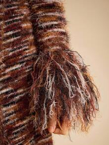 ROMWE EDITION 女士 Y2K 流苏性感开衫 - 彩色 - 查看 6