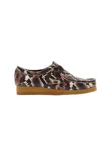 Clarks Wallabee BrownSnake Print - BrownSnake Print - View 1