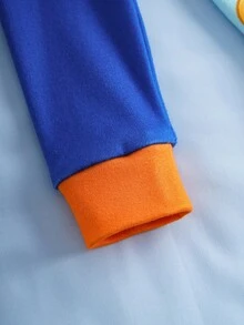 SHEIN | PAW Patrol 2pcs/Set Young Boy Casual Dog Print Round Neck Long Sleeve T-Shirt And Pants Comfortable Stretchy Pajama Set