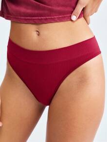 LOUNGEISTA 无缝低腰内裤 - 彩色 - 查看 4