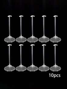 5/10/20 pezzi Supporto espositivo trasparente | Robusto e moderno | Senza alimentazione elettrica - Ideale per decorazione domestica e d'ufficio, supporto per statuine e bambole