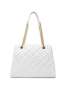 Fashionable Versatile Casual Shoulder Bag "SHOPPING VALENTINO" - White - View 3
