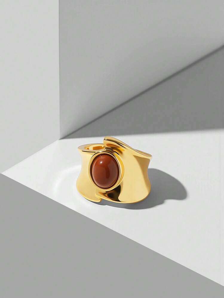 18K GOLD PLATED FASHIONABLE MINIMALIST RING