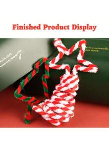 100/300PCS Christmas Pipe Cleaners Craft Set Glitter Chenille Stems 30cm 11.8 Inch Colorful DIY Art Supplies For Holiday Decorations Creative Handmade Projects Christmas Crafting Supplies