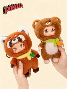 POKOJA LAND Soft Anime Doll Keychain With Vinyl Head - Cute Cartoon Clip-On Toy For Backpack, Purse, Keys - Durable Polyester & Plastic Dolls - Fun Mini Gift For Teens, Friends, Party Favors (14+) - Multicolor - View 7