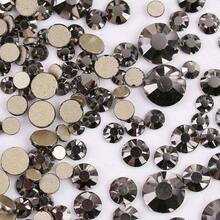 2-6 mm, 6 dimensiuni mixte, 1440 buc/pachet, auriu strălucitor, spate argintiu, spate plat, pietre decorative fără fixare termică, mărgele artistice cu diamant, strasuri, manichiură DIY, decorațiuni, brelocuri, pietre prețioase, consumabile - Dimensiuni mixte - Vizualizare 13