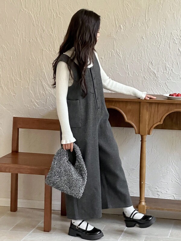 DAZY 青少年女孩休闲日常连体裤，秋季