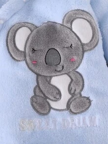 Bộ đồ liền thân dài tay thường ngày in hình gấu dễ thương dành cho bé trai sơ sinh/trẻ mới biết đi - Nhiều màu - Xem 4