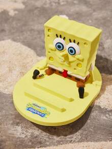 SpongeBob SquarePants | SHEIN 可爱手机支架，桌面摆件，桌面装饰，礼物 - 黃色 - 查看 4