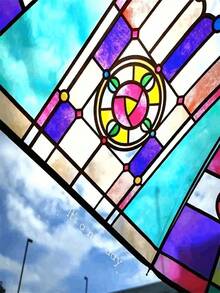 SHEIN 1 件透明折叠自动雨伞，紧凑坚固耐用的设计，适合学生使用 - 透明彩色 - 查看 5