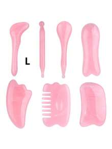 Cirelle 1 Set Of Resin Tendon Pulling Meridian Comb Scraping Board, Facial Massager, Acupoint Pointing Stick, Tendon Pulling Stick - Multicolor - View 3