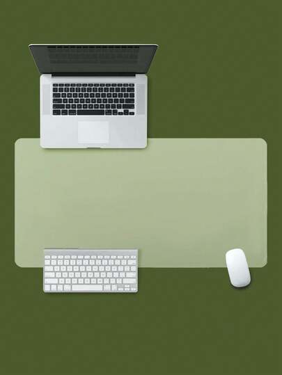 SHEIN 1 Peça Mousepad de Couro de 60cm/90cm, Tapete de Mesa À Prova d'Água e Fácil de Limpar para Notebook, Escritório, Teclado