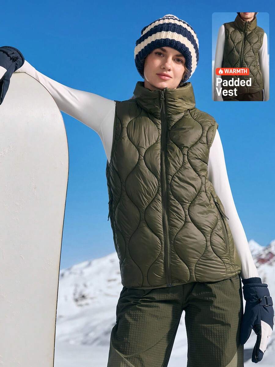 In My Nature Vestes matelassées pour femmes, doudounes, gilets matelassés, manteaux d'hiver, vestes d'hiver épaisses et chaudes, gilet d'hiver, veste décontractée et de plein air pour femmes, veste de randonnée pour femmes, veste décontractée, manteaux thermiques, veste d'automne-hiver, veste épaisse GARDEZ VOUS AU CHAUD, manteaux d'hiver pour femmes, veste et gilet de sport