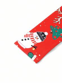 SHEIN Vestido de Navidad para mujer, elegante y cómodo, con estampado digital navideño divertido, a juego con atuendos familiares - Multicolor - Ver 5