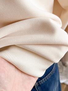 Sweetra Young Tween Girls' Casual Bow Print Crew Neck Sweatshirt, Autumn Fall Winter