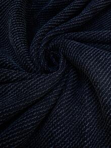 SHEIN LUNE Sudadera casual lavada de talla grande, otoño e invierno para mujer, apta para uso diario, ir a trabajar y uso casual, esencial para uso diario, trayecto y actividades al aire libre, top sencillo de mujer, unicolor - Negro - Ver 10