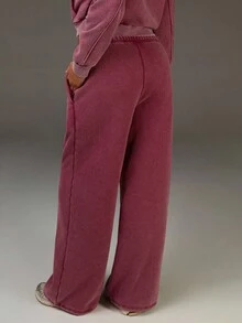 Athîral Quần thể thao giặt tay rút eo thường ngày cho nữ - Đỏ - Xem 2