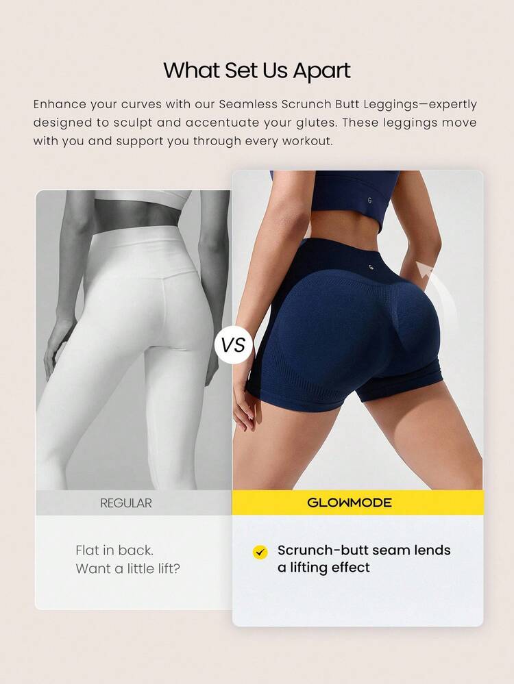 2.5" Cool Contour Seamless Stretchy Sweat-Wicking Mesh Tummy Control Butt Scrunch High-Waist Waist Biker Shorts Medium Impact Running Training Gym Studio Daily Active Wear