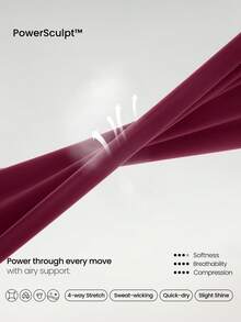 GLOWMODE 31" PeakBum Powersculpt™-Air Play The Flare Sweat-Wicking Cool Feel Butt-Lifting Leggings High Impact Workout Running Training Fall Winter