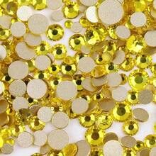 2-6 mm, 6 dimensiuni mixte, 1440 buc/pachet, auriu strălucitor, spate argintiu, spate plat, pietre decorative fără fixare termică, mărgele artistice cu diamant, strasuri, manichiură DIY, decorațiuni, brelocuri, pietre prețioase, consumabile - Dimensiuni mixte - Vizualizare 58