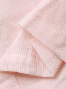 DAZY 2 件套青少年女孩休闲长袖上衣和裤子家居服套装，秋季 - 粉色 - 查看 9