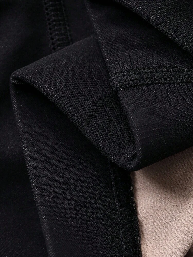 Women's Slim Fit Solid Color Leggings, Autumn/Winter