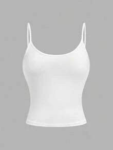 Girlism 4 件套青少年女童短款休闲吊带背心，适合春、夏、秋、冬