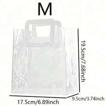 10/5/1件-透明加厚PVC礼品袋、结婚糖果盒手提袋、礼品纪念品袋、午餐袋、圣诞礼品袋。 - 彩色 - 查看 22