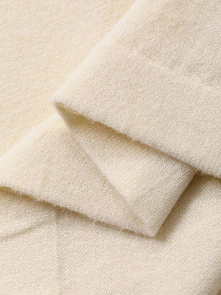 Women's Elegant Colorblock Bowknot Off Shoulder Sweater Dress, Autumn