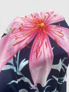 POPSWAY Áo thun tay ngắn in họa tiết hình học rộng rãi, gợi cảm, thoải mái, cỡ lớn dành cho nữ - Nhiều màu - Xem 8