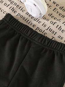 2 件套男童/幼儿男童休闲、时尚、可爱的学院风服装，适合外出、派对、上学、春/秋/冬 - 紅色 - 查看 8