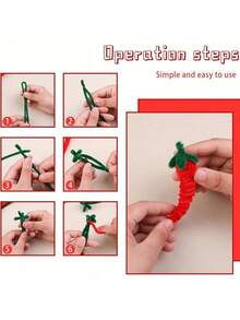 100/300PCS Christmas Pipe Cleaners Craft Set Glitter Chenille Stems 30cm 11.8 Inch Colorful DIY Art Supplies For Holiday Decorations Creative Handmade Projects Christmas Crafting Supplies