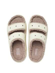 CROCS Classic Cozzzy Sandal - Slides - Beige - View 2